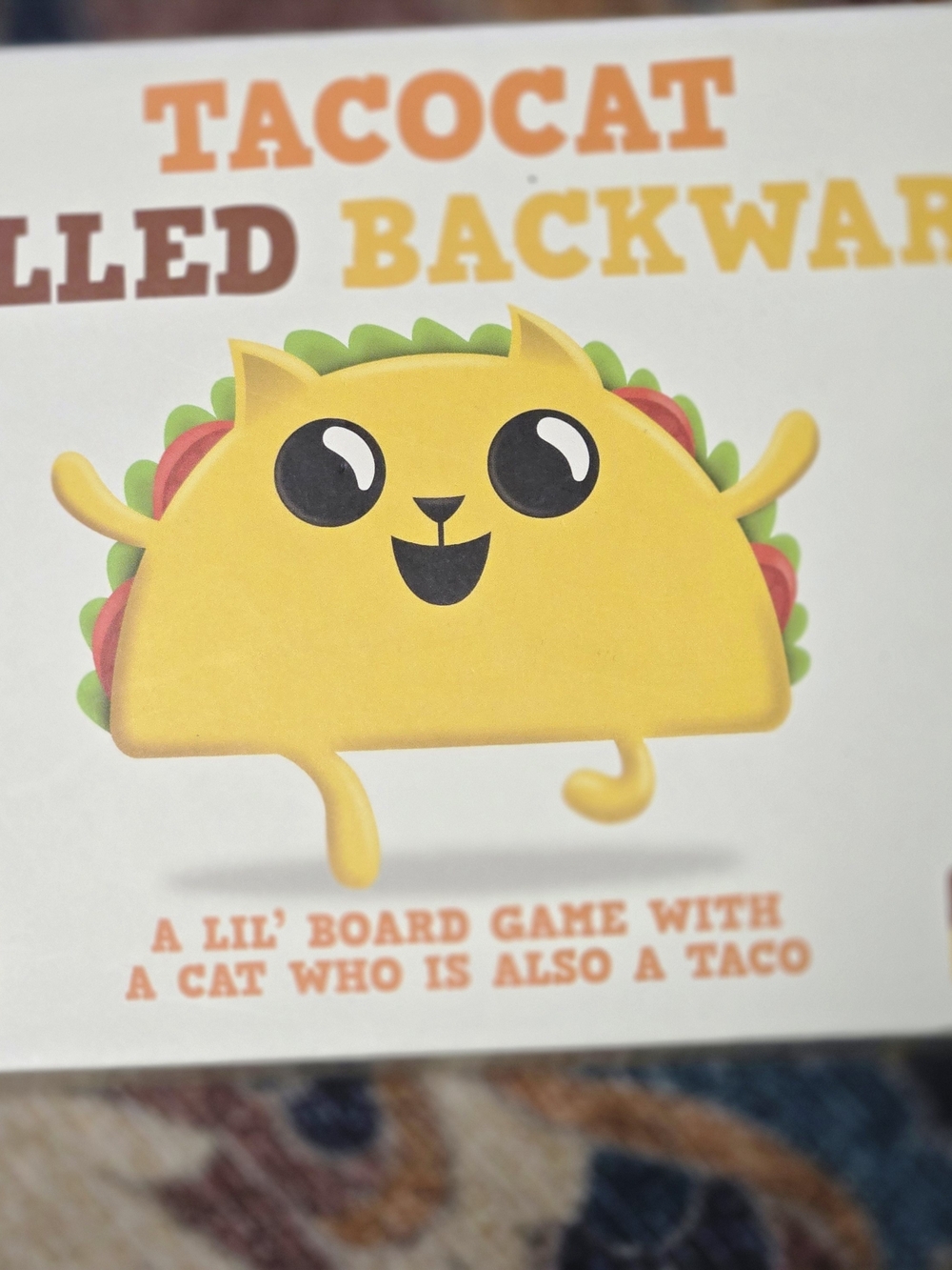 Tacocat Taco Cat Card Game - Yellow Family Card Game